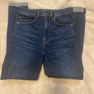 A&F dark wash jeggings